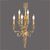 ΚΛΑΣΙΚΆ ΦΩΤΙΣΤΙΚΆ < ΙΤΑΛΙΚΆ POSSONI >   FRENCH GOLD FINISH WALL LIGHT FINISH  002    3XMAX42W E14 - ΤΟΊΧΟΥ ΦΩΤΙΣΤΙΚΆ 