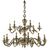 ΚΛΑΣΙΚΆ ΦΩΤΙΣΤΙΚΆ < ΙΤΑΛΙΚΆ POSSONI >   CHANDELIER FINISH  002-008    9XMAX42W E14 - ΚΡΕΜΑΣΤΆ ΦΩΤΙΣΤΙΚΆ