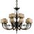 ΚΛΑΣΙΚΆ ΦΩΤΙΣΤΙΚΆ < ΙΤΑΛΙΚΆ POSSONI >   ANTIQUE BRASS FINISH CHANDELIER FINISH  008    15XMAX42W E14 - ΚΡΕΜΑΣΤΆ ΦΩΤΙΣΤΙΚΆ