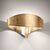 MODERN MINIMAL LIGHTING < ITALIAN SELENE > WALL SCONCES > APPLIQUE LED NERO-FOGLIA ORO - WALL LIGHTS