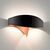 MODERN MINIMAL LIGHTING < ITALIAN SELENE > WALL SCONCES > APPLIQUE LED NERO-FOGLIA ORO - WALL LIGHTS