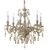 ΚΛΑΣΙΚΆ ΦΩΤΙΣΤΙΚΆ < ΙΤΑΛΙΚΆ POSSONI >   FRENCH GOLD CHANDELIER WITH SCHOLER CRYSTAL DROPS FINISH  002    6XMAX42W E14 - ΚΡΕΜΑΣΤΆ ΦΩΤΙΣΤΙΚΆ