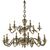ΚΛΑΣΙΚΆ ΦΩΤΙΣΤΙΚΆ < ΙΤΑΛΙΚΆ POSSONI >   CHANDELIER FINISH  002-008    18XMAX42W E14 - ΚΡΕΜΑΣΤΆ ΦΩΤΙΣΤΙΚΆ