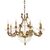 ΚΛΑΣΙΚΆ ΦΩΤΙΣΤΙΚΆ < ΙΤΑΛΙΚΆ POSSONI >   FRENCH GOLD FINISH CHANDELIER W/CRACKED GLASS FINISH  002    8XMAX 42W + 2XMAX 28W E14 - ΚΡΕΜΑΣΤΆ ΦΩΤΙΣΤΙΚΆ