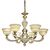 ΚΛΑΣΙΚΆ ΦΩΤΙΣΤΙΚΆ < ΙΤΑΛΙΚΆ POSSONI >   CHANDELIER WITH ALABASTER FINISH  003-008-034    6XMAX28W E14 - ΚΡΕΜΑΣΤΆ ΦΩΤΙΣΤΙΚΆ