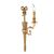 ΚΛΑΣΙΚΆ ΦΩΤΙΣΤΙΚΆ < ΙΤΑΛΙΚΆ POSSONI >   FRENCH GOLD FINISH WALL LIGHT FINISH  002    1XMAX42W E14 - ΤΟΊΧΟΥ ΦΩΤΙΣΤΙΚΆ 