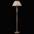 ΚΛΑΣΙΚΆ ΦΩΤΙΣΤΙΚΆ < ΙΤΑΛΙΚΆ POSSONI >   SATIN GOLD PLATED FINISH FLOOR LAMP WITH CRYSTAL, SILK SHADE FINISH  033    1XMAX92W E27 - ΔΑΠΈΔΟΥ ΦΩΤΙΣΤΙΚΆ 