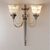 ΚΛΑΣΙΚΆ ΦΩΤΙΣΤΙΚΆ < ΙΤΑΛΙΚΆ POSSONI >   ANTIQUE BRASS FINISH WALL LIGHT WITH ALABASTER FINISH  008    2XMAX28W E14 - ΔΑΠΈΔΟΥ ΦΩΤΙΣΤΙΚΆ 