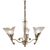 ΚΛΑΣΙΚΆ ΦΩΤΙΣΤΙΚΆ < ΙΤΑΛΙΚΆ POSSONI >   CHANDELIER WITH GLASSES FINISH  008    3XMAX42W E14 - ΚΡΕΜΑΣΤΆ ΦΩΤΙΣΤΙΚΆ