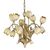 ΚΛΑΣΙΚΆ ΦΩΤΙΣΤΙΚΆ < ΙΤΑΛΙΚΆ POSSONI >   CHANDELIER WITH GLASS FINISH  073-074    12XMAX42W G9 - ΚΡΕΜΑΣΤΆ ΦΩΤΙΣΤΙΚΆ