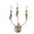 ΚΛΑΣΙΚΆ ΦΩΤΙΣΤΙΚΆ < ΙΤΑΛΙΚΆ POSSONI >   WALL LIGHT FINISH  002-008    3XMAX42W E14 - ΤΟΊΧΟΥ ΦΩΤΙΣΤΙΚΆ 