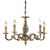 ΚΛΑΣΙΚΆ ΦΩΤΙΣΤΙΚΆ < ΙΤΑΛΙΚΆ POSSONI >   ANTIQUE BRASS FINISH CHANDELIER FINISH  008    3XMAX42W E14 - ΚΡΕΜΑΣΤΆ ΦΩΤΙΣΤΙΚΆ