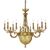 ΚΛΑΣΙΚΆ ΦΩΤΙΣΤΙΚΆ < ΙΤΑΛΙΚΆ POSSONI >   SHADED GOLD PLATED CHANDELIER WITH AMBER CRYSTAL FINISH  079    17XMAX42W E14 - ΚΡΕΜΑΣΤΆ ΦΩΤΙΣΤΙΚΆ