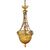 ΚΛΑΣΙΚΆ ΦΩΤΙΣΤΙΚΆ < ΙΤΑΛΙΚΆ POSSONI >   SHADED GOLD PLATED PENDANT WITH AMBER CRYSTAL FINISH  079    5XMAX42W E14 - ΚΡΕΜΑΣΤΆ ΦΩΤΙΣΤΙΚΆ