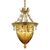 ΚΛΑΣΙΚΆ ΦΩΤΙΣΤΙΚΆ < ΙΤΑΛΙΚΆ POSSONI >   SHADED GOLD PLATED FINISH CHANDELIER WITH AMBER BOWL WITH SCHOELER DROPS FINISH  079    4XMAX42W E14 - ΚΡΕΜΑΣΤΆ ΦΩΤΙΣΤΙΚΆ