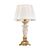 ΚΛΑΣΙΚΆ ΦΩΤΙΣΤΙΚΆ < ΙΤΑΛΙΚΆ POSSONI >   TABLE LAMP WITH GLASS AND PLEATED SILK SHADE FINISH  002-079    1XMAX42W E27 - ΕΠΙΤΡΑΠΈΖΙΑ ΦΩΤΙΣΤΙΚΆ