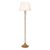 ΚΛΑΣΙΚΆ ΦΩΤΙΣΤΙΚΆ < ΙΤΑΛΙΚΆ POSSONI >   FLOOR LAMP WITH GLASS AND SILK PLEATED SHADE FINISH  002-079    1XMAX92W E27 - ΔΑΠΈΔΟΥ ΦΩΤΙΣΤΙΚΆ 