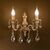 ΚΛΑΣΙΚΆ ΦΩΤΙΣΤΙΚΆ < ΙΤΑΛΙΚΆ POSSONI >   FRENCH GOLD WALL LIGHT WITH PEAR SHAPE SCHOELER FINISH  002    2XMAX42W E14 - ΤΟΊΧΟΥ ΦΩΤΙΣΤΙΚΆ 