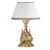 ΚΛΑΣΙΚΆ ΦΩΤΙΣΤΙΚΆ < ΙΤΑΛΙΚΆ POSSONI >   TABLE LAMP WITH CLEAR CRYSTAL WITH GOLD AND SILK SHADE FINISH  079-008    1XMAX42W E27 - ΕΠΙΤΡΑΠΈΖΙΑ ΦΩΤΙΣΤΙΚΆ