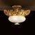 ΚΛΑΣΙΚΆ ΦΩΤΙΣΤΙΚΆ < ΙΤΑΛΙΚΆ POSSONI >   SEMI FLUSH WITH GLASS FINISH  002-008    4XMAX28W E14 - ΟΡΟΦΉΣ ΦΩΤΙΣΤΙΚΆ 