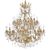 ΚΛΑΣΙΚΆ ΦΩΤΙΣΤΙΚΆ < ΙΤΑΛΙΚΆ POSSONI >   FRENCH GOLD CHANDELIER WITH PEAR SHAPE SCHOELER CRYSTAL FINISH  002    54XMAX42W E14 - ΚΡΕΜΑΣΤΆ ΦΩΤΙΣΤΙΚΆ