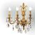 ΚΛΑΣΙΚΆ ΦΩΤΙΣΤΙΚΆ < ΙΤΑΛΙΚΆ POSSONI >   WALL LIGHT WITH PEAR SHAPE SCHOLER CRYSTAL FINISH  002    3XMAX42W E14 - ΦΩΤΙΣΤΙΚΆ ΤΟΊΧΟΥ