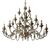 ΚΛΑΣΙΚΆ ΦΩΤΙΣΤΙΚΆ < ΙΤΑΛΙΚΆ POSSONI >   CHANDELIER FINISH  002-008    28XMAX42W E14 - ΚΡΕΜΑΣΤΆ ΦΩΤΙΣΤΙΚΆ