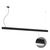 LINEAR SUSPENDED L3380 3000K BLACK MICROPRISMATIC DIM. CIBA - LINEARS