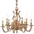 ΚΛΑΣΙΚΆ ΦΩΤΙΣΤΙΚΆ < ΙΤΑΛΙΚΆ POSSONI >   CHANDELIER FINISH  002-074 - ΚΡΕΜΑΣΤΆ ΦΩΤΙΣΤΙΚΆ