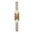 GOLD PLATED FINISH WALL LIGHT WITH HANDCARVED CRYSTAL E14XG9  L.8-H.52,5-SP..7,5 CM - ΚΛΑΣΙΚΆ ΦΩΤΙΣΤΙΚΆ