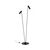 ΜΟΝΤΈΡΝΑ ΦΩΤΙΣΤΙΚΆ ΜΊΝΙΜΑΛ > ΔΑΠΈΔΟΥ >  FLOOR LAMP 01217-10 METAL 2XGU10, LED W30 H175 CM 01217 BLACK - ΜΟΝΤΈΡΝΑ ΦΩΤΙΣΤΙΚΆ