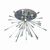 CLOSE TO CEILING VEGA 3L URCHIN LIGHT WITH SWAROVSKI CRYSTAL ELEMENTS