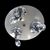 NEOCLASSICAL HANDMADE LIGHTING > MINIMAL DITS > CEILING LIGHT ACC 5Φ-24 KEY SWAROVSKI CRYSTALS - CEILING LIGHTS