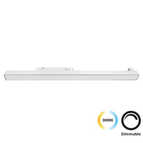 ΑΡΧΙΤΕΚΤΟΝΙΚΌΣ ΦΩΤΙΣΜΌΣ, MAGNETIC WHITE, LINEAR ΛΕΥΚΌ L:600 MAGNETIC (DIMMABLE), L:600, H:44 - ΡΆΓΕΣ & ΣΠΟΤ