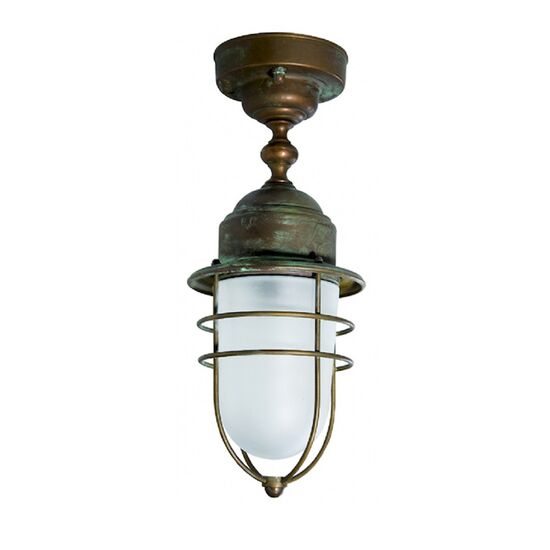 ΠΑΡΑΔΟΣΙΑΚΆ ΦΩΤΙΣΤΙΚΆ > VINTAGE RETRO ΙΤΑΛΙΚΆ > ΟΡΟΦΉΣ > LAMPADA SOSP FISSA V. OPALE FIN. AR  W:150MM   H:370MM  1XE27  220V  IP44 - ΟΡΟΦΉΣ ΦΩΤΙΣΤΙΚΆ 