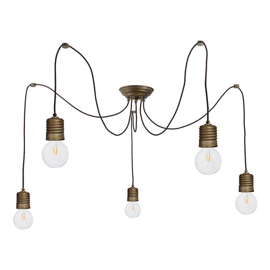 ΠΑΡΑΔΟΣΙΑΚΆ ΦΩΤΙΣΤΙΚΆ > VINTAGE RETRO ΙΤΑΛΙΚΆ > ΟΡΟΦΉΣ > LAMPADARIO 5L OTT. ANT-RAM    5XE27  220V  IP44 - ΟΡΟΦΉΣ ΦΩΤΙΣΤΙΚΆ 