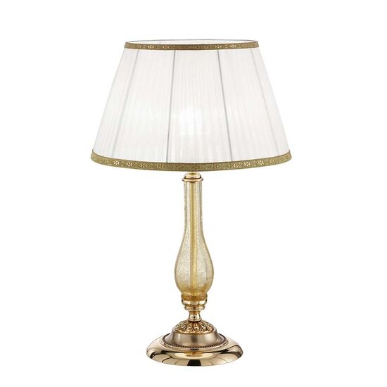 TABLE LAMPS FRENCH GOLD D. 44CM,   H. 29CM,   SP. 18CM,   BULBS 2XE14