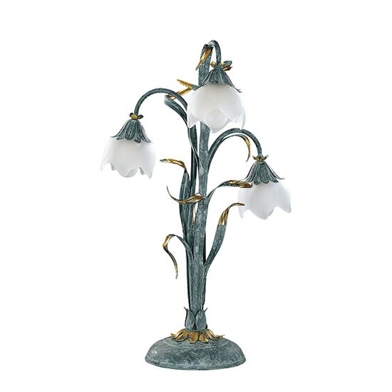 F2-9103-3 > TABLE LAMPS VERDE ORO WITH GLASS