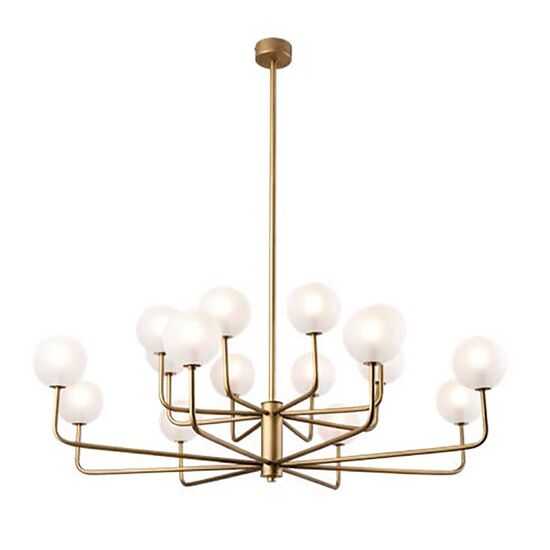 ΜΟΝΤΈΡΝΑ ΦΩΤΙΣΤΙΚΆ ΜΊΝΙΜΑΛ > ΟΡΟΦΉΣ >  CEILING 16-LIGHT 100-01366-20-COLOR 16XG9, LED W920 H80 CM HEIGHT: 80 CM DIAMETER: 90 CM TERIAL: METAL - ΚΡΕΜΑΣΤΆ ΦΩΤΙΣΤΙΚΆ