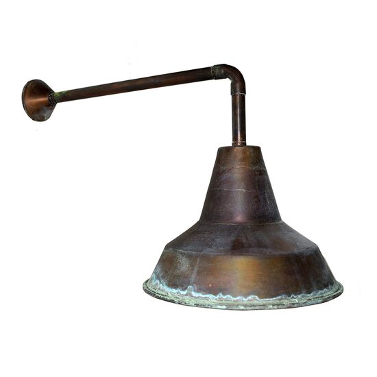 WALL SCONCES LAMP HANDMADE FROM BRONZE CONE FIXED