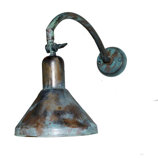 WALL SCONCES LAMP HANDMADE FROM BRONZE CONE ADJUSTABLE