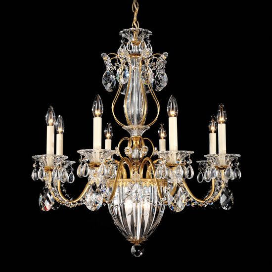 CLASSIC CRYSTAL LIGHTING SCHONBEK > CHANDELIERS > BAGATELLE 11 LIGHT 220V CHANDELIER IN HEIRLOOM GOLD WITH CLEAR HERITAGE CRYSTAL - ΚΡΕΜΑΣΤΆ ΦΩΤΙΣΤΙΚΆ