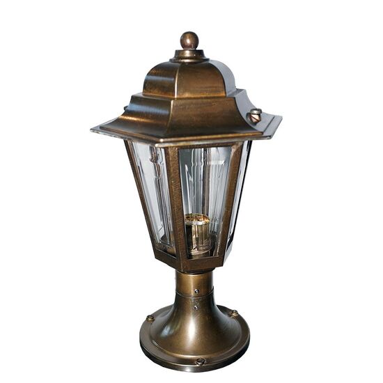 FLOOR LAMPS SHORT CAST BRONZE PILLAR