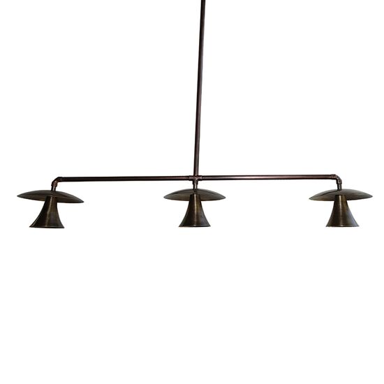 PENDANTS HANDMADE LUMINAIRE RAIL WITH COPPER TUBE AND BRASS
