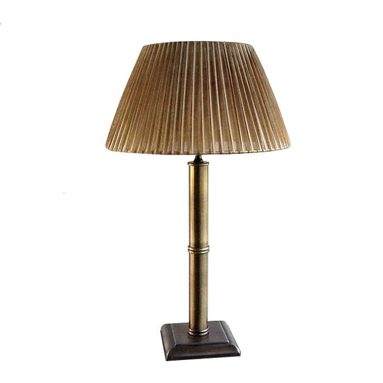 TABLE LAMPS HANDMADE BRASS CLOTH HAT