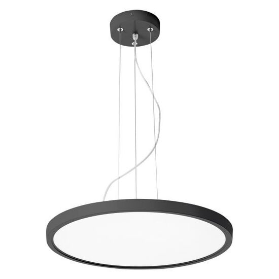 ΚΡΕΜΑΣΤΟ LED 40W  ΣΤΡΟΓΓΥΛΟ ΜΑΥΡΟ - ΚΡΕΜΑΣΤΆ ΦΩΤΙΣΤΙΚΆ