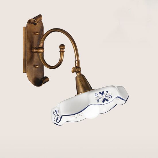 ΠΑΡΑΔΟΣΙΑΚΆ  ΦΩΤΙΣΤΙΚΆ < TRADITIONALY ΙΤΑΛΙΚΆ CREMASCO > ΑΠΛΊΚΕΣ ΤΟΊΧΟΥ >  1L WALL  W:200MM   H:290MM   D:300MM  1XE27  220V  60W MAX  IP20 - ΤΟΊΧΟΥ ΦΩΤΙΣΤΙΚΆ 
