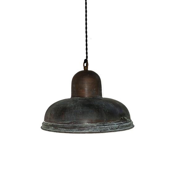 PENDANTS SINGLE HAT CAP SHAPE WITH ARTIFICIAL AGING HANDMADE FROM BRONZE