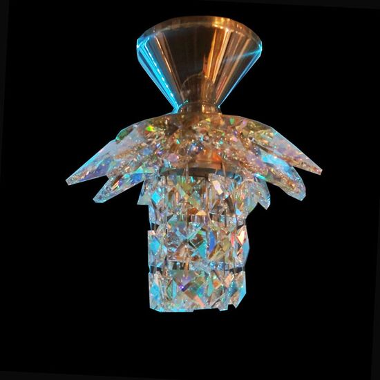 NEOCLASSICAL HANDMADE LIGHTING > MINIMAL DITS > CEILING LAMP AGELO AB SWAROVSKI CRYSTALS - ΦΩΤΙΣΤΙΚΆ ΟΡΟΦΉΣ
