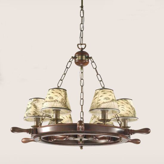 ΚΡΕΜΑΣΤΆ ΦΩΤΙΣΤΙΚΆ  6L PENDANT  W:830MM   H:1310MM  6XE14  220V  40W MAX  IP20